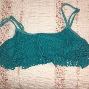 Blue swim top